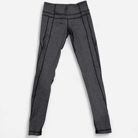 Vimmia Pants - Vimmia Charcoal and Black Active Leggings with Lace detail